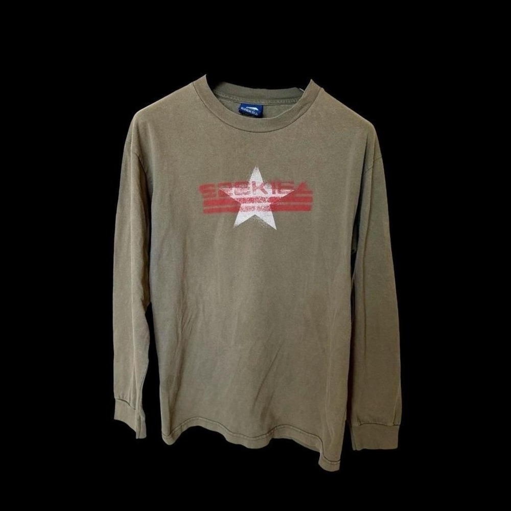 Vintage‎ Y2K Ezekiel Mens Long Sleeve Shirt Medium Skate Streetwear Grunge Tee